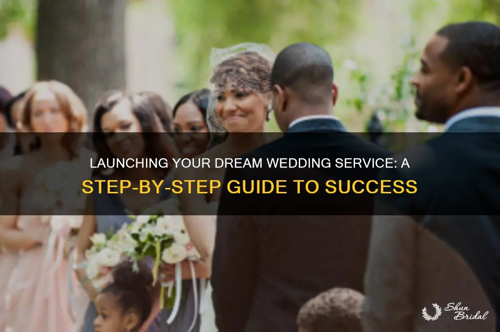 how to start a wedding service