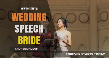 Crafting the Perfect Wedding Speech: A Bride's Guide to Begin