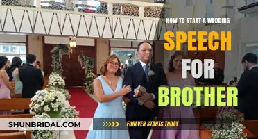 Crafting the Perfect Wedding Speech for Your Brother: A Guide
