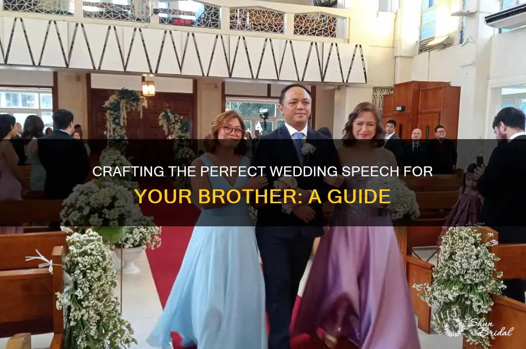 how to start a wedding speech for brother