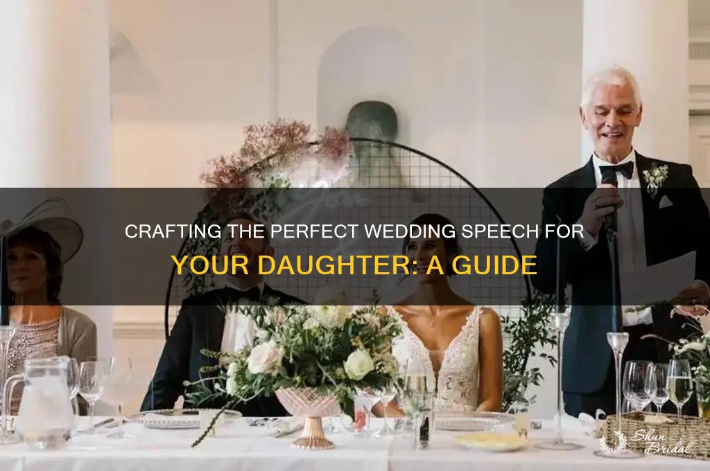 how to start a wedding speech for daughter