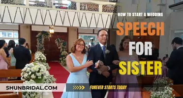 Crafting the Perfect Wedding Speech for Your Sister: A Loving Guide