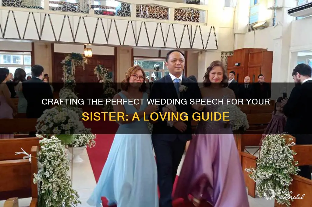 how to start a wedding speech for sister