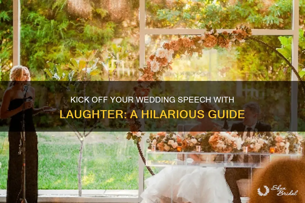 how to start a wedding speech funny
