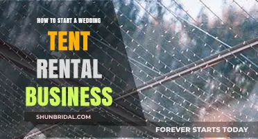 Launching a Successful Wedding Tent Rental Business: A Comprehensive Guide