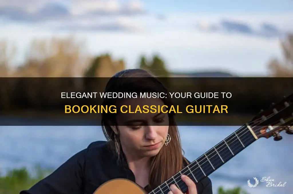 how to start booking classical guitar at weddings
