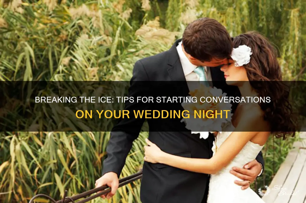 how to start conversation on wedding night