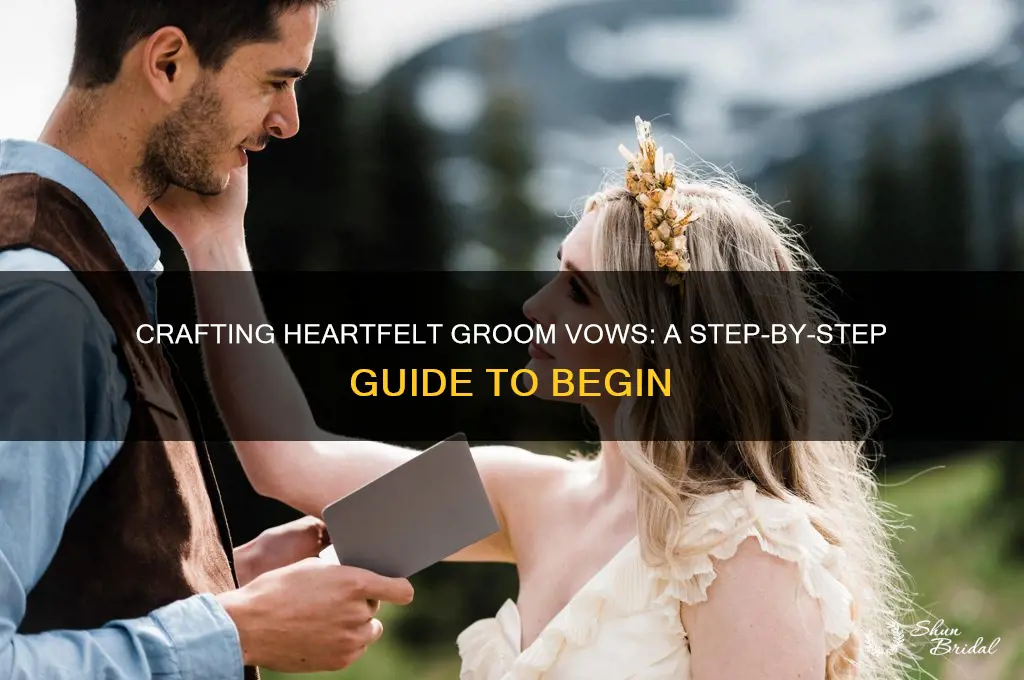 how to start groom vows