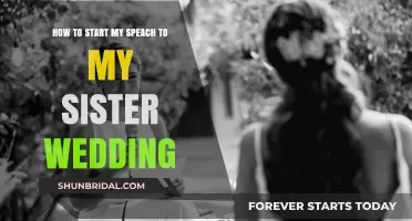 Crafting the Perfect Wedding Speech for Your Sister's Big Day