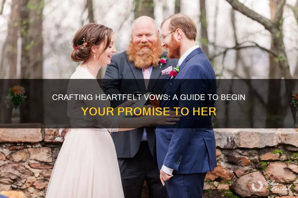 how to start my vows for her