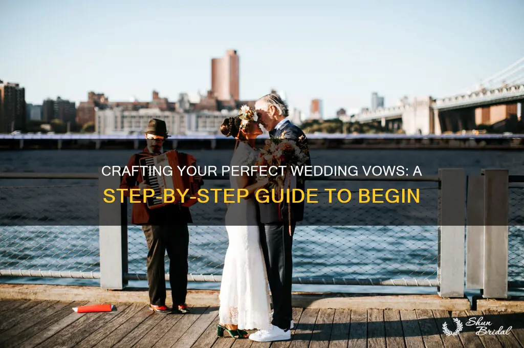 how to start my wedding vows