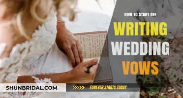 Crafting Heartfelt Wedding Vows: A Beginner’s Guide to Begin Writing