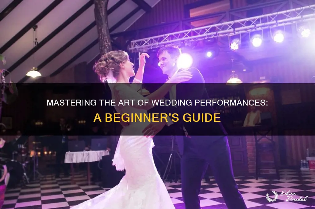 how to start performing at weddings