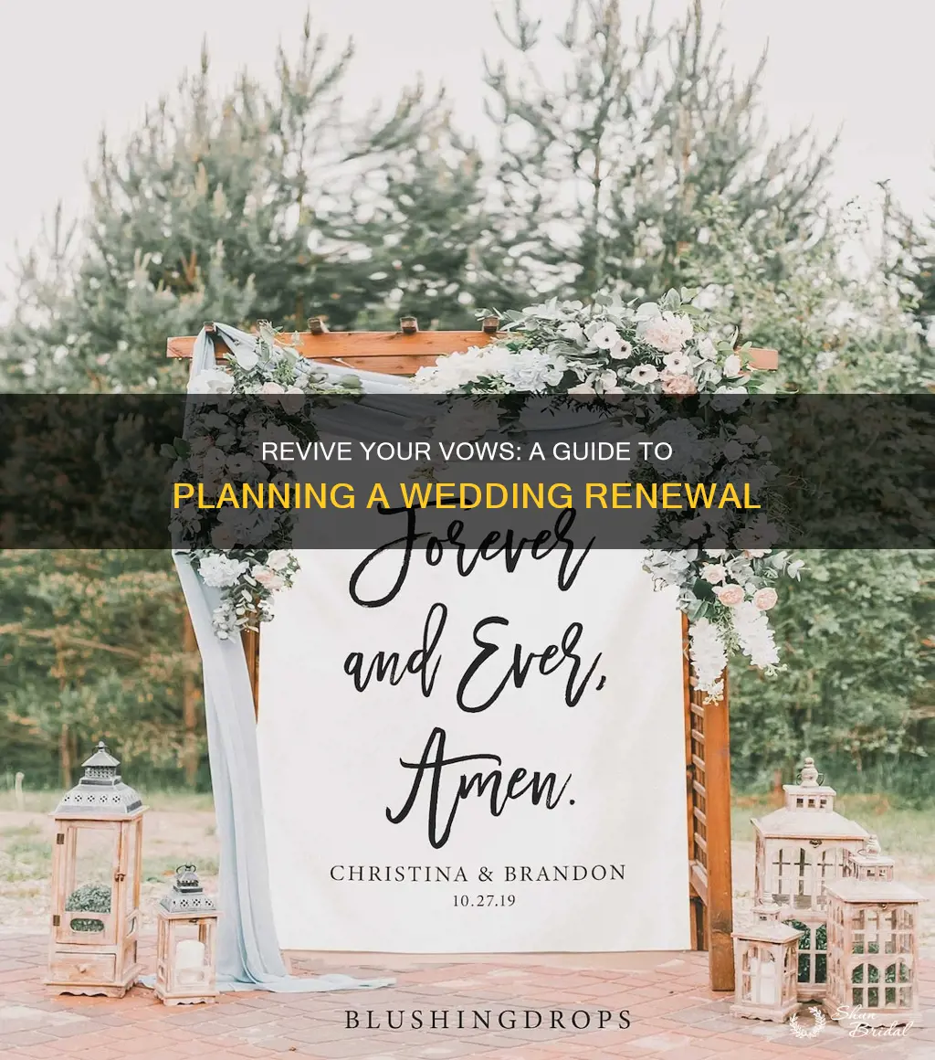 how to start plan a wedding renewal