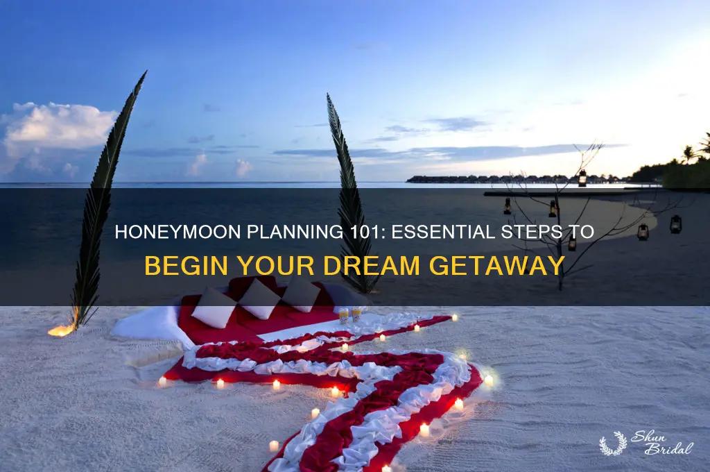how to start planning a honeymoon