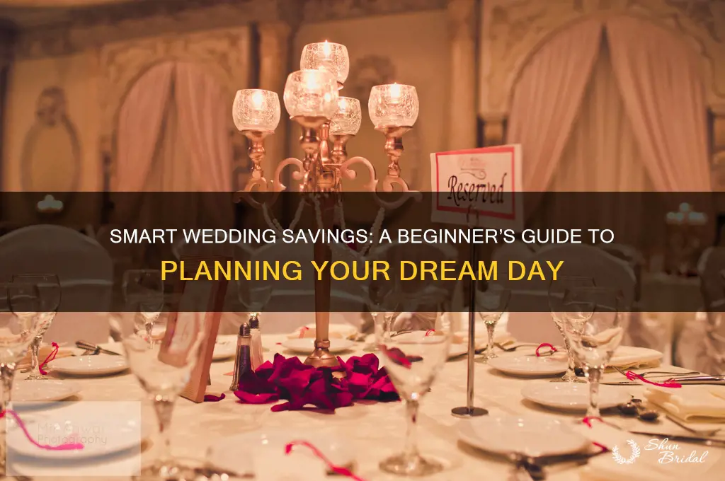 how to start saving for a wedding