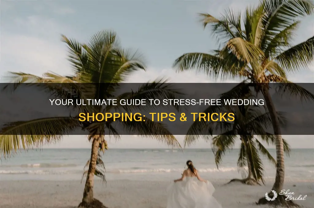 how to start shopping for wedding