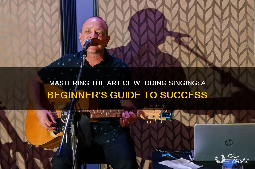 how to start singing at weddings