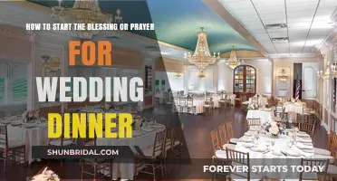Graceful Beginnings: Crafting the Perfect Wedding Dinner Blessing or Prayer
