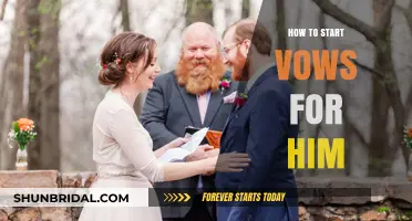 Crafting Heartfelt Vows: A Guide to Expressing Love for Him