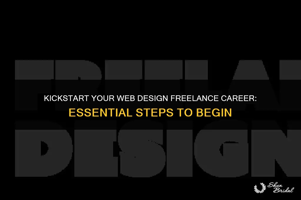 how to start wed design freelance