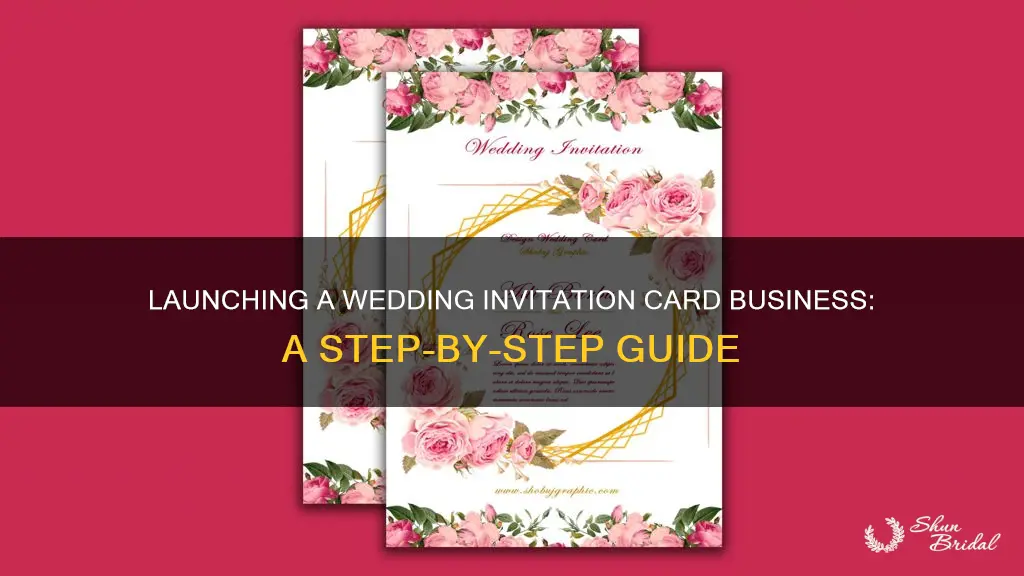 how to start wedding invitation card business