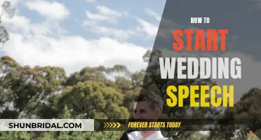 Delivering a Wedding Speech: A Guide to Starting Strong
