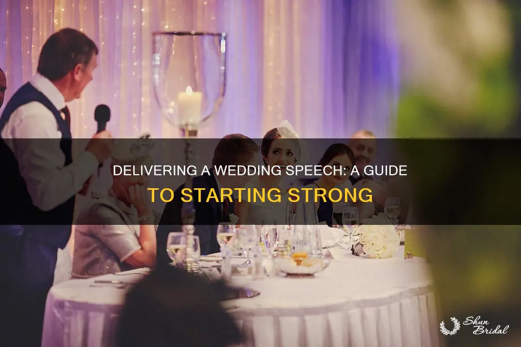 how to start wedding speech