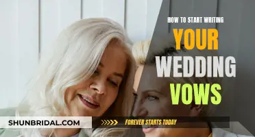 Writing Wedding Vows: Getting Started