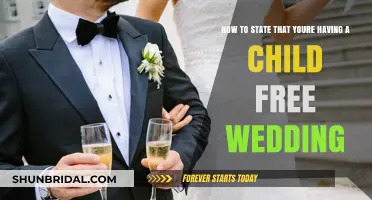 Celebrating Our Love: Graciously Announcing a Child-Free Wedding