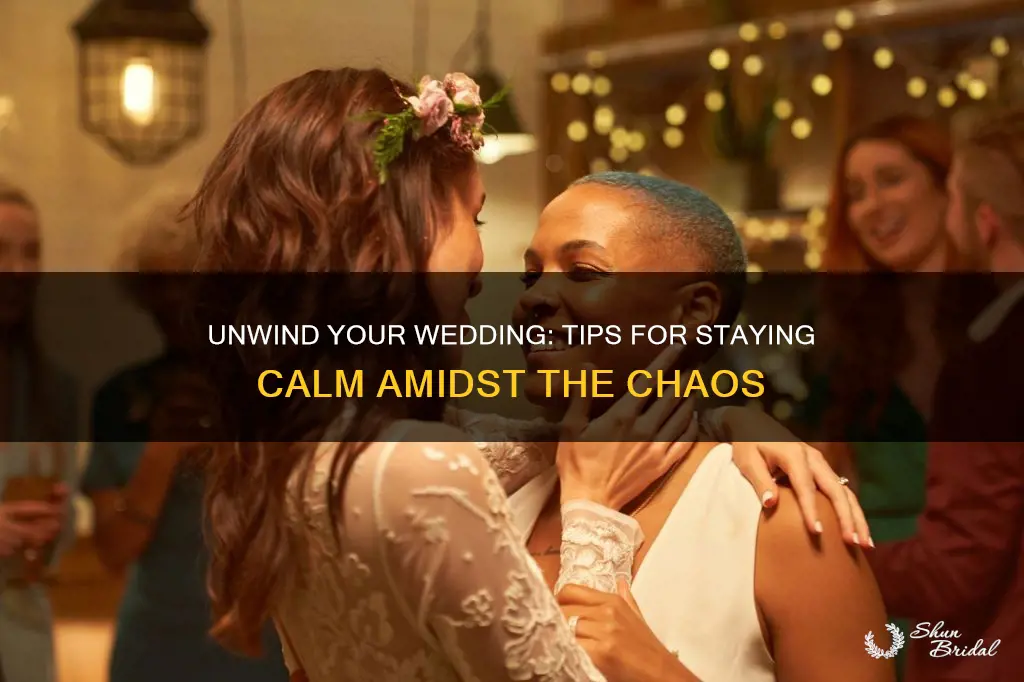 how to stay calm during wedding planning