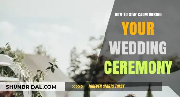 Mastering Serenity: Tips to Stay Calm During Your Wedding Ceremony