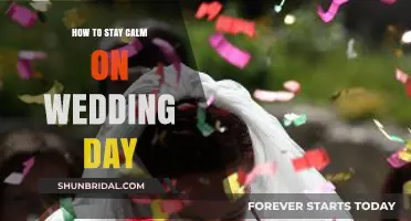 Stay Serene: Mastering Calmness on Your Wedding Day