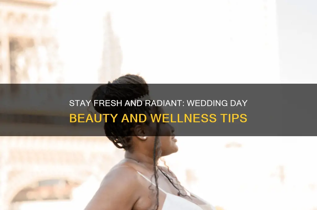 how to stay fresh on wedding day