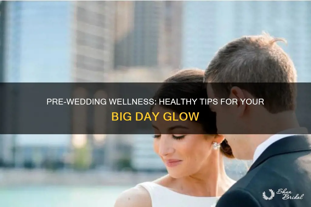 how to stay healthy before wedding