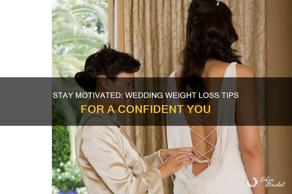 how to stay motivated to lose weight for wedding