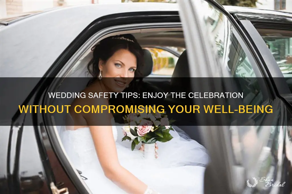 how to stay safe at a wedding