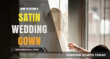 Steaming Your Satin Wedding Gown: A Step-by-Step Guide to Perfection