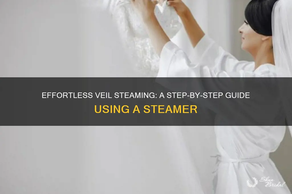 how to steam a veil with a steamer