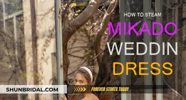 Steaming Mikado Wedding Dresses: A Step-by-Step Guide