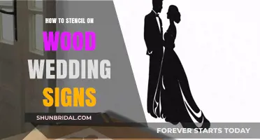 DIY Stenciling on Wood: Crafting Elegant Wedding Signs Step-by-Step