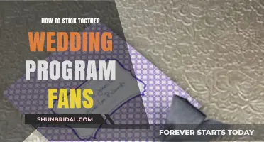 Creative DIY Tips for Assembling and Securing Wedding Program Fans