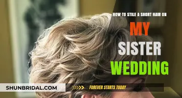 Elegant Short Hairstyles for Your Sister’s Wedding: A Styling Guide