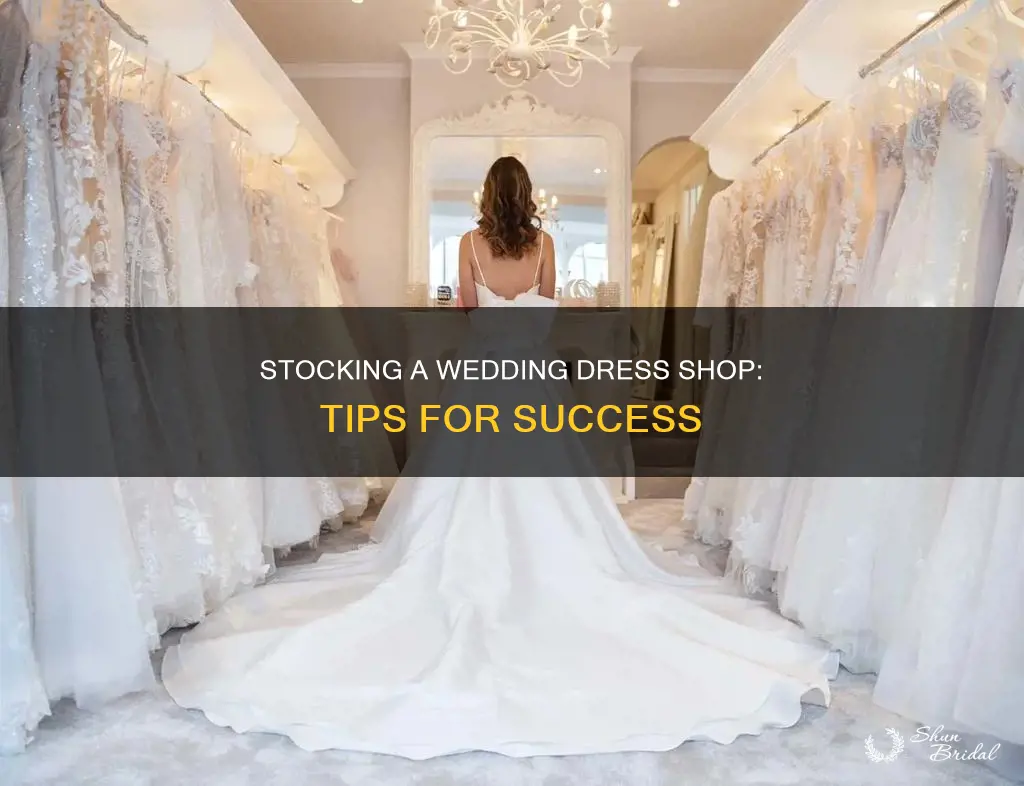 how to stock a wedding dress shop