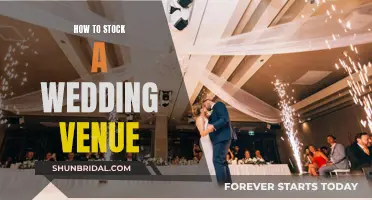 Stocking a Wedding Venue: A Comprehensive Guide