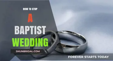 Halting a Baptist Wedding: Ethical and Practical Considerations to Navigate