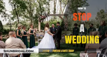 Halting the Aisle: Effective Strategies to Stop a Wedding Gracefully