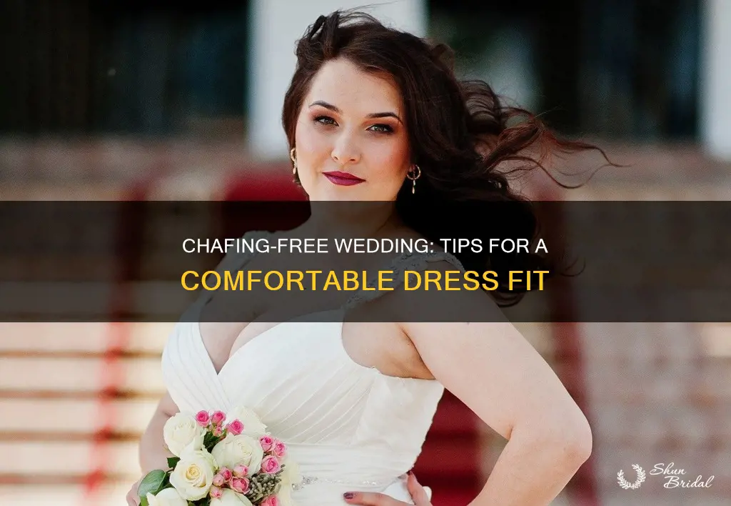 how to stop chafing in wedding dress