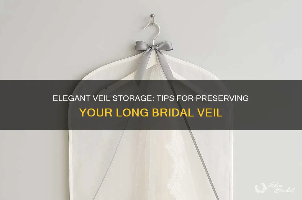 how to store a long veil