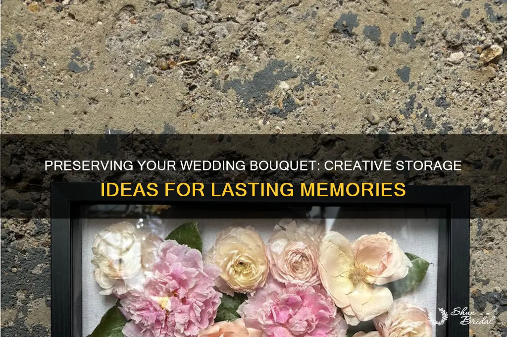 how to store a wedding bouquet